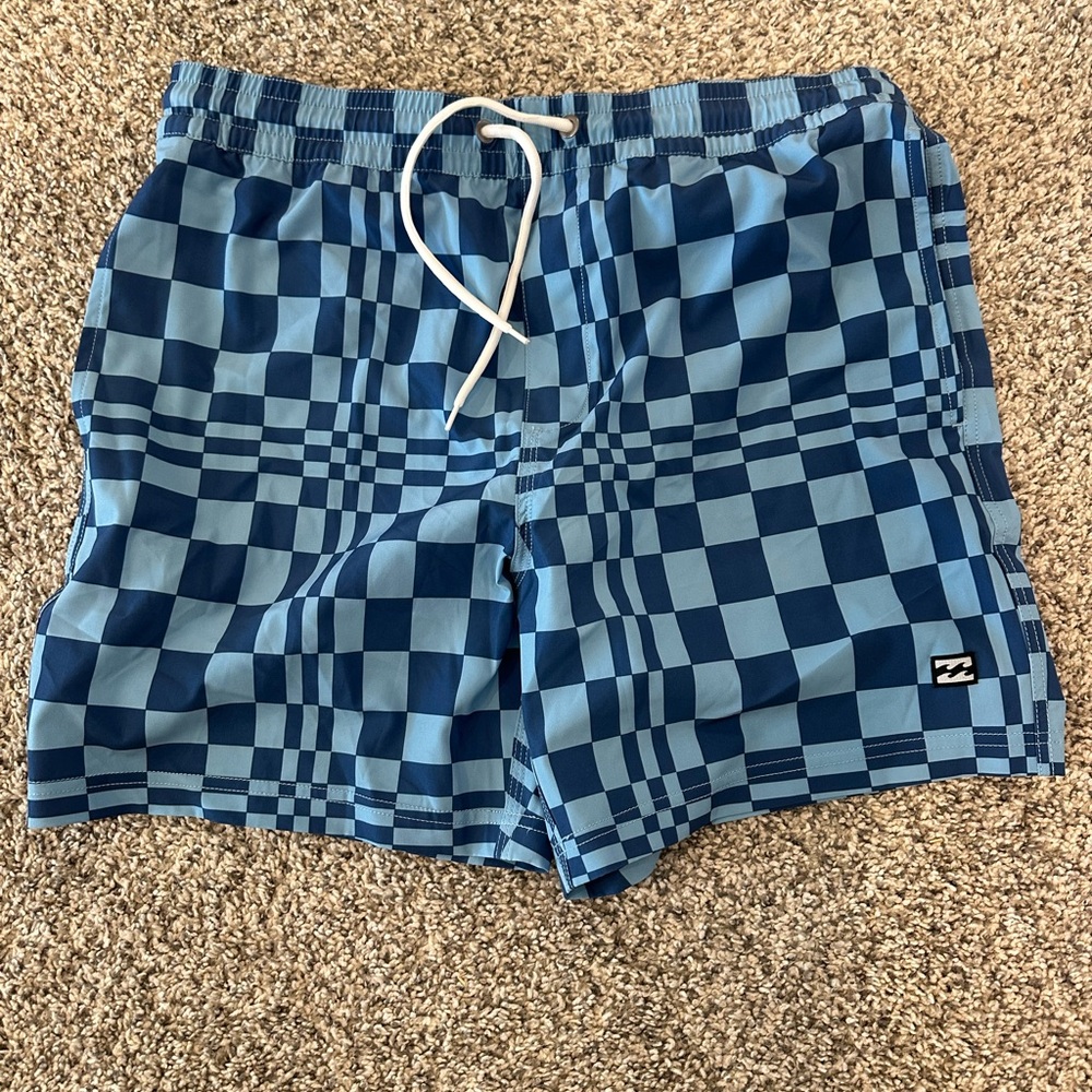 Billabong Travis Swim Trunks in Blue - Picture 2 of 3
